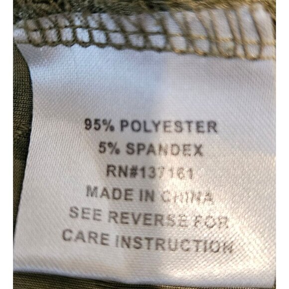 Shannon Ford Tunic Top Womens 2X Green Short Sleeve Pleated flowy slinky office - Picture 10 of 12